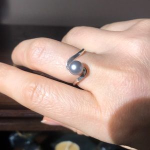 COPY - Freshwater pearl ring sterling silver